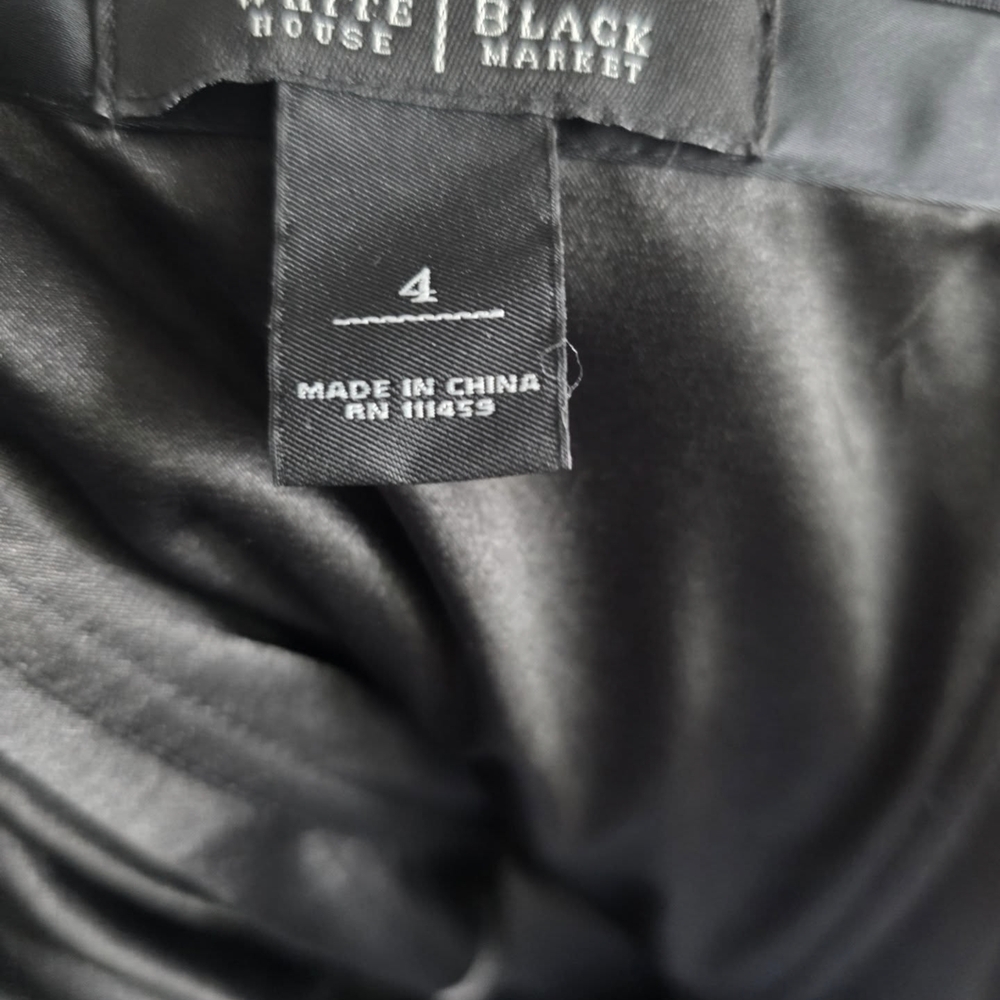 White House Black Market High Low Black Dress - Picture 10 of 10